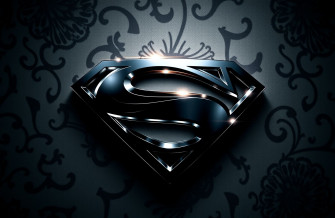 Black Superman Logo Wallpaper
