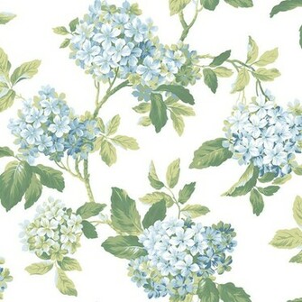 Blue Hydrangea Wallpaper Wall Sticker Outlet