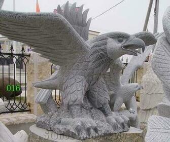 Stone Marble Granite Animal Sculpture Manxia Red
