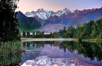 Mountain Scenery New Zealand Wallpaper HD Background