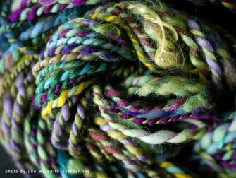 Yarn String Pattern Knitting Rope Psychedelic Bokeh Craft