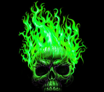 Fire Skull Wallpaper