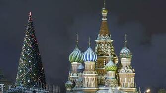 Russia Christmas Wallpaper Moscow
