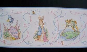 Beatrix Potter White Blue