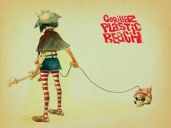 Plastic Beach Gorillaz Wallpaper