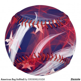 American Flag Softball