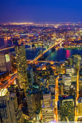 New York At Night Wallpaper City