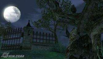 Computer World High Resolution Scary Haunted House Wallpaper For