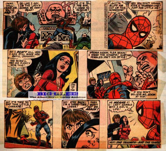 Spider Man Amazing Newspaper Strip Strips Comic Comics Marvel