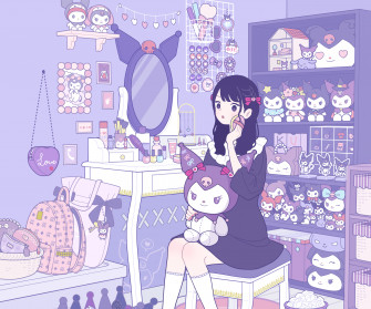 Kuromi Onegai My Melody HD Wallpaper And Background