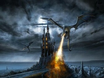 Hq Fire Dragon Wallpaper