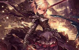Wallpaper Girl Weapons Sword Anime Art Tachikawa Mushimaro