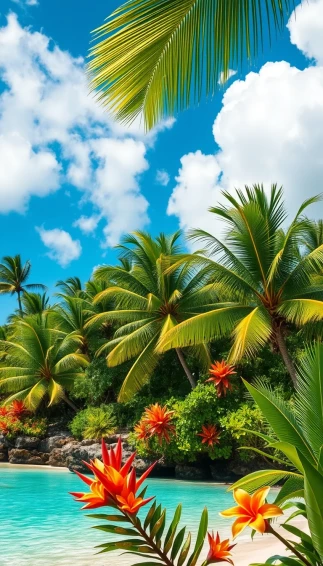 Tropical Nature Phone Wallpaper