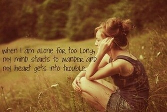 Wallpaper Alone Love Quotes