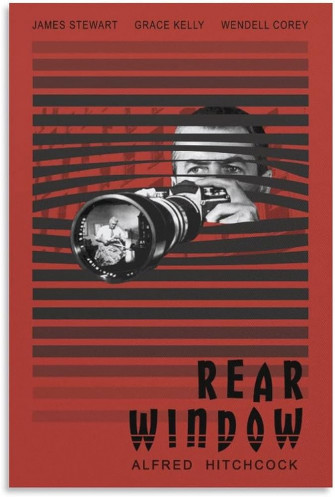 Amazon Rear Window Poster Alfred Hitchcock Movie Wall