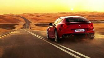 Cars Red Ferrari Ff Photo Manipulation Wallpaper HD
