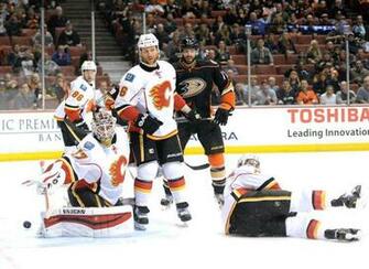 Ducks Vs Flames Calgary Photos