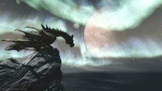 Wallpaper Skyrim Dragon Game Desktop In