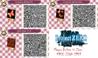 Various Ff Qr Codes For Animal Crossing New Leaf By Teenbulma