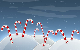 Christmas Candy Cane Wallpaper HD