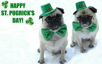 Pug St Patrick S Day Pugrick Pugs Photo