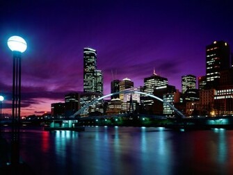 Night Cityscape Wallpaper Art Prints Posters Desktop