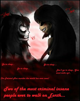 Jeff The Killer Vs Jane Comic Cover By Helen Rubith On