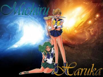 Sailor Uranus Neptune Moon Wallpaper