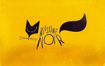 Kitsune Noir Black Fox Grounded Logo Inspirati