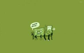 Old Casette And Ipod Wallpaper Funny