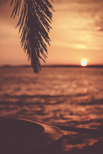 Tropical Sunset Wallpaper