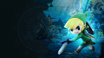 The Legend Of Zelda Poster With Toon Link Wallpaper