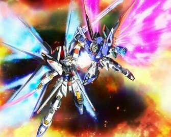 Destiny Figther Gundam Seed Anime HD Wallpaper
