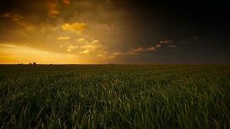 Breathtaking Sunset Painted Plains Wallpaper HD