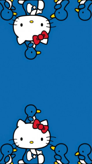 Ducks And Hello Kitty Aesthetic Wallpaper