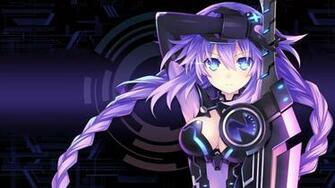 Megadimension Neptunia Vii Wallpaper Purple Heart
