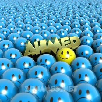 Pre Of Special Smileys For Name Ahmed