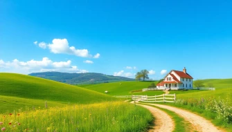 Spring Countryside Wallpaper