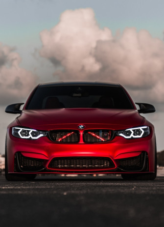 Wallpaper Bmw M4 Luxury Vehicle Red Front