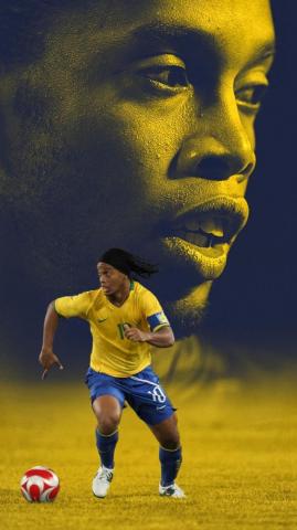 Ronaldinho Wallpaper Sepak Bola Gambar Legenda