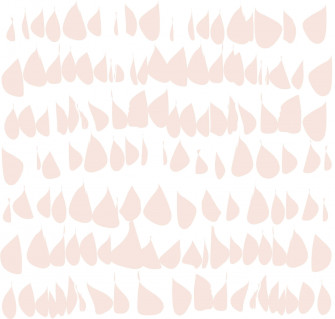 Pale Pink Background Irregular Shapes Wallpaper