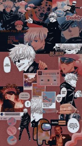 Gojo Satoru Wallpaper Jujutsu Kaisen Anime Monochrome Otaku