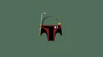 Star Wars Minimalistic Boba Fett Artwork Wallpaper
