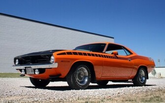 Orange Hemi Cuda Wallpaper Ibackgroundwallpaper
