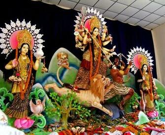 Computer Masala Durga Puja Wallpaper