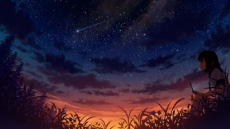 Anime Sunset Wallpaper