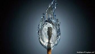 Water Drop On Match Stick Wallpaper HD For Desktop