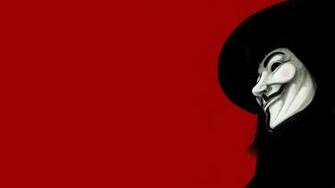 Movies Guy Fawkes V For Vendetta Fan Art Red Background Wallpaper By