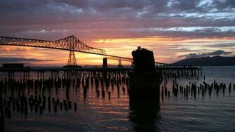 Astoria Megler Bridge HD Wallpaper Background Image