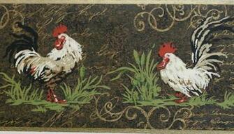 Rooster Wallpaper Border